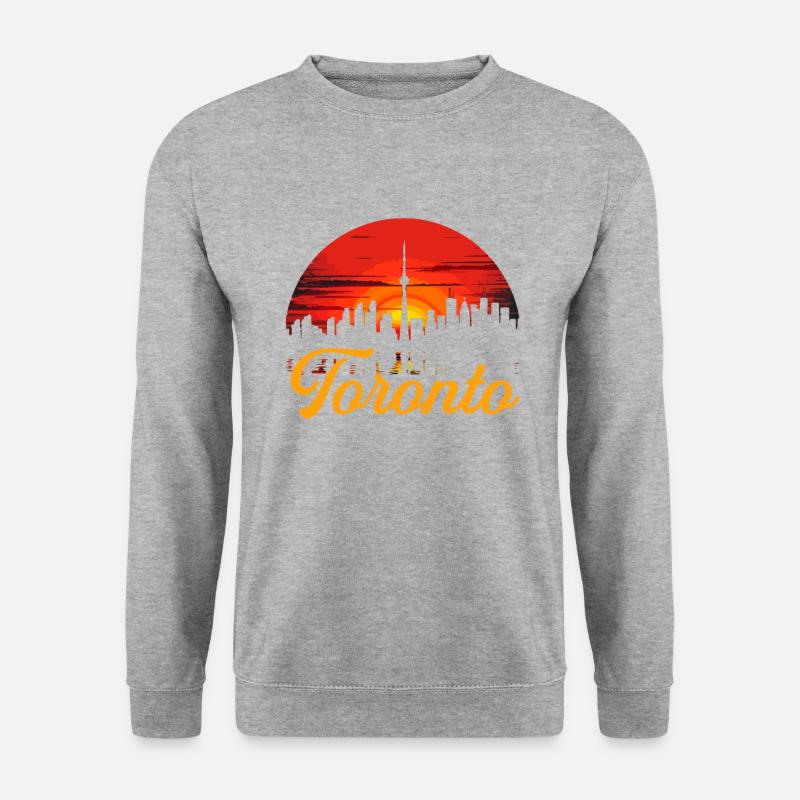 toronto Canada, canadian - Unisex Pullover - Weißgrau meliert