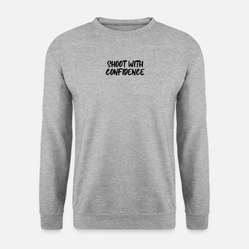 Billiards - Shoot with Confidence - Unisex Sweatshirt - salt & pepper
