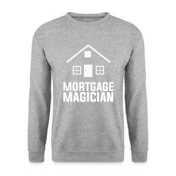 I will give Mortgage advices for tacos loan Office - Unisex Pullover - Weißgrau meliert - Vorne - Alina (178cm) & Michal (187cm)