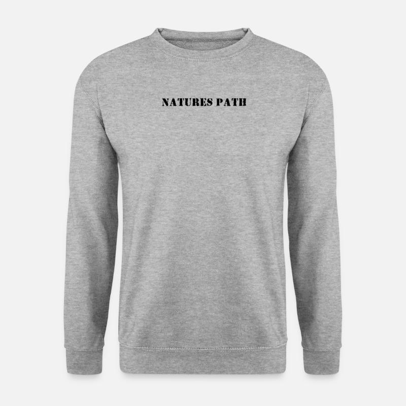 Hiking - Natures Path - Unisex Sweatshirt - salt & pepper
