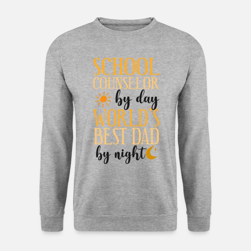School Counselor Dad School - Unisex Sweatshirt - salt & pepper