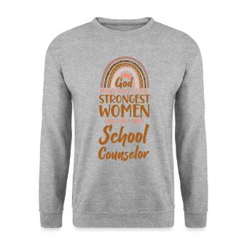 Conseillère scolaire Fille - Sweat-shirt Unisexe - gris chiné - Devant - Alina (178cm) & Michal (187cm)