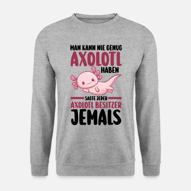 Axolotl - Unisex Sweatshirt - salt & pepper