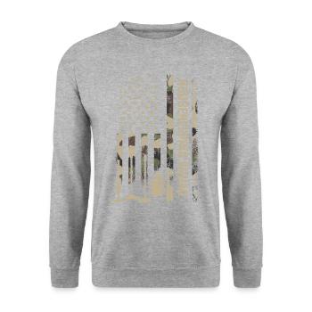 Housekeeping cleaning lover, housekeeper - Unisex Pullover - Weißgrau meliert - Vorne - Alina (178cm) & Michal (187cm)