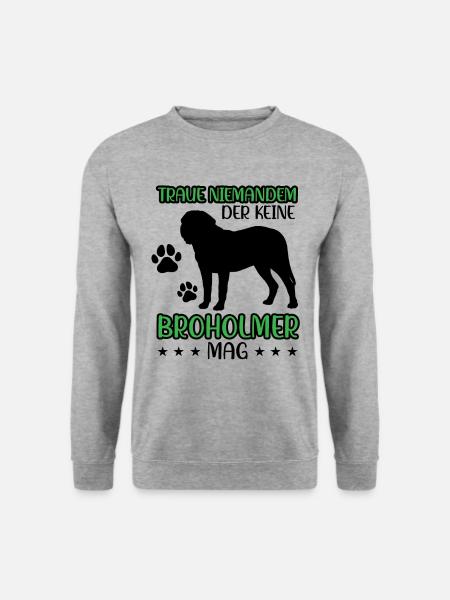 Broholmer trusts no one Broholmer - Unisex Sweatshirt - salt & pepper