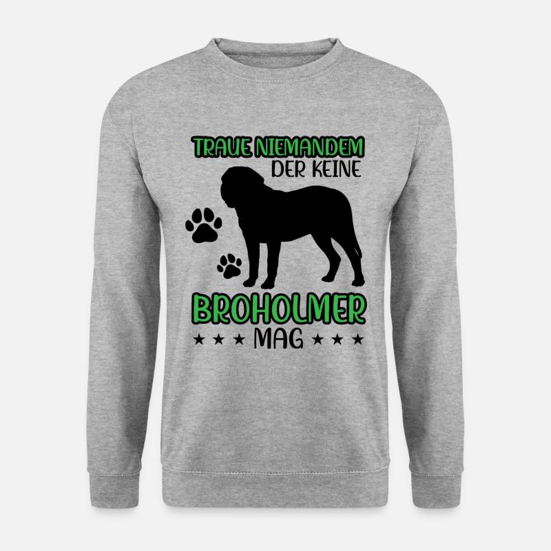Broholmer trusts no one Broholmer - Unisex Sweatshirt - salt & pepper