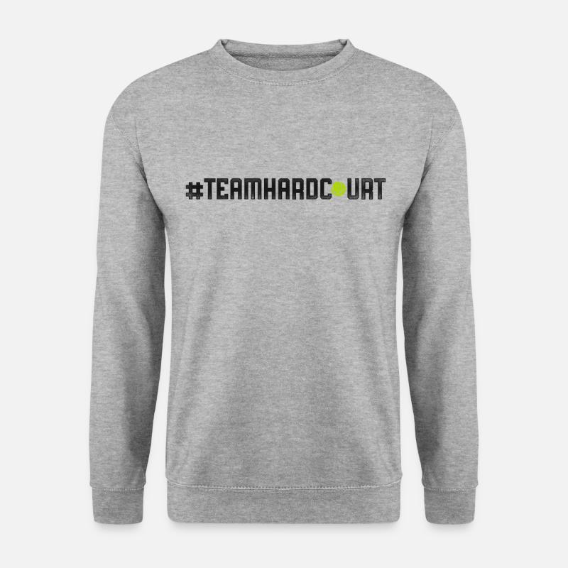 Funny Tennis Player Racket - Unisex Sweatshirt - salt & pepper