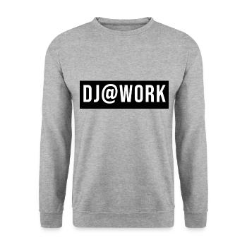 DJ At Work - Unisex Sweatshirt - salt & pepper - Front - Alina (178cm) & Michal (187cm)