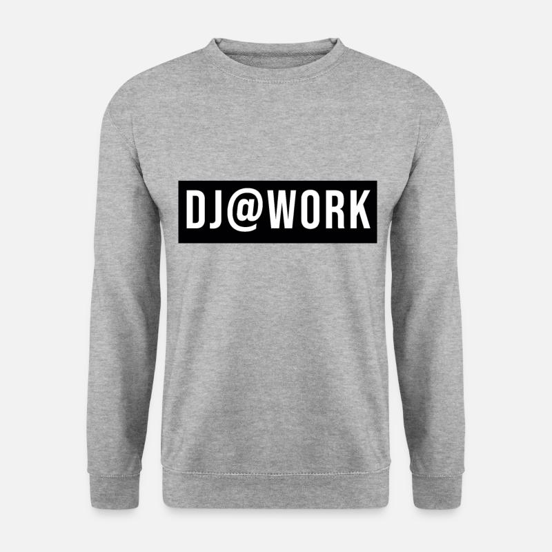 DJ At Work - Unisex Sweatshirt - salt & pepper
