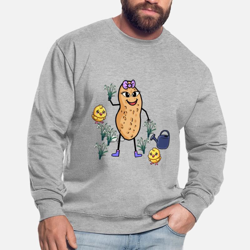 Peanut Spring Easter Chick Snowdrop Unisex Sweatshirt