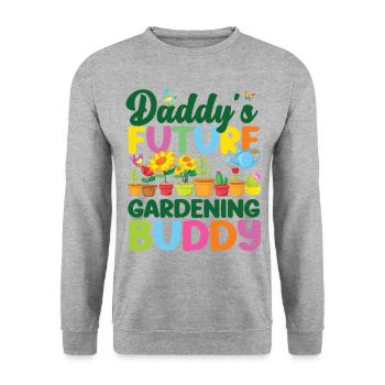 Plant Lover Gardening Toddler - Unisex Pullover - Weißgrau meliert - Vorne - Alina (178cm) & Michal (187cm)