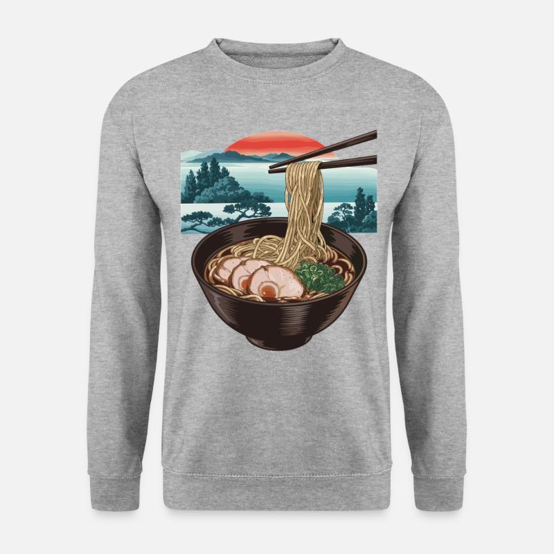 Ramen and sunset - Unisex Sweatshirt - salt & pepper