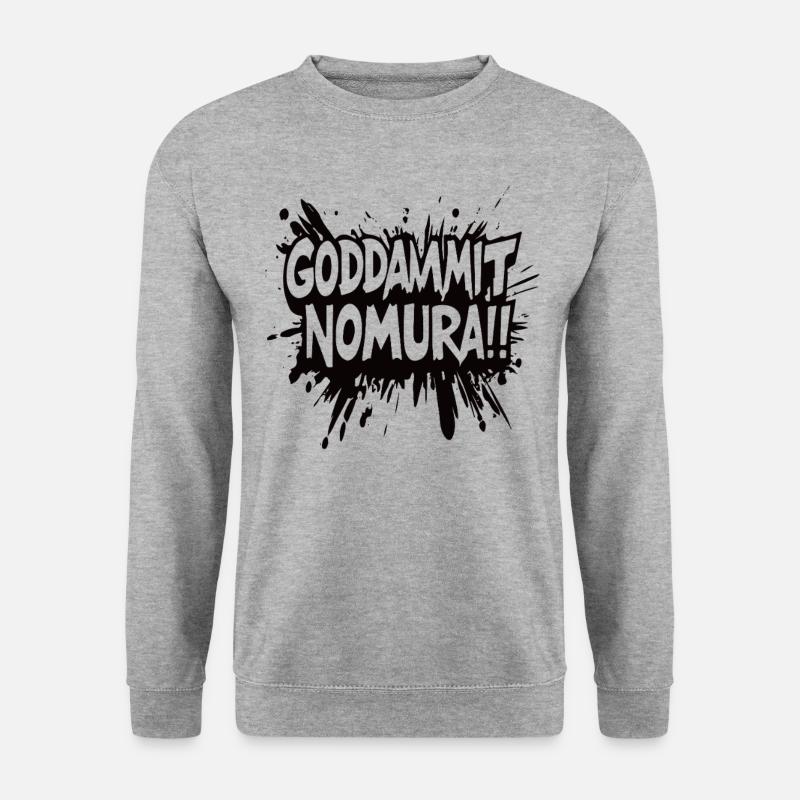 Goddammit Nomura – Splatter Design - Unisex Sweatshirt - salt & pepper