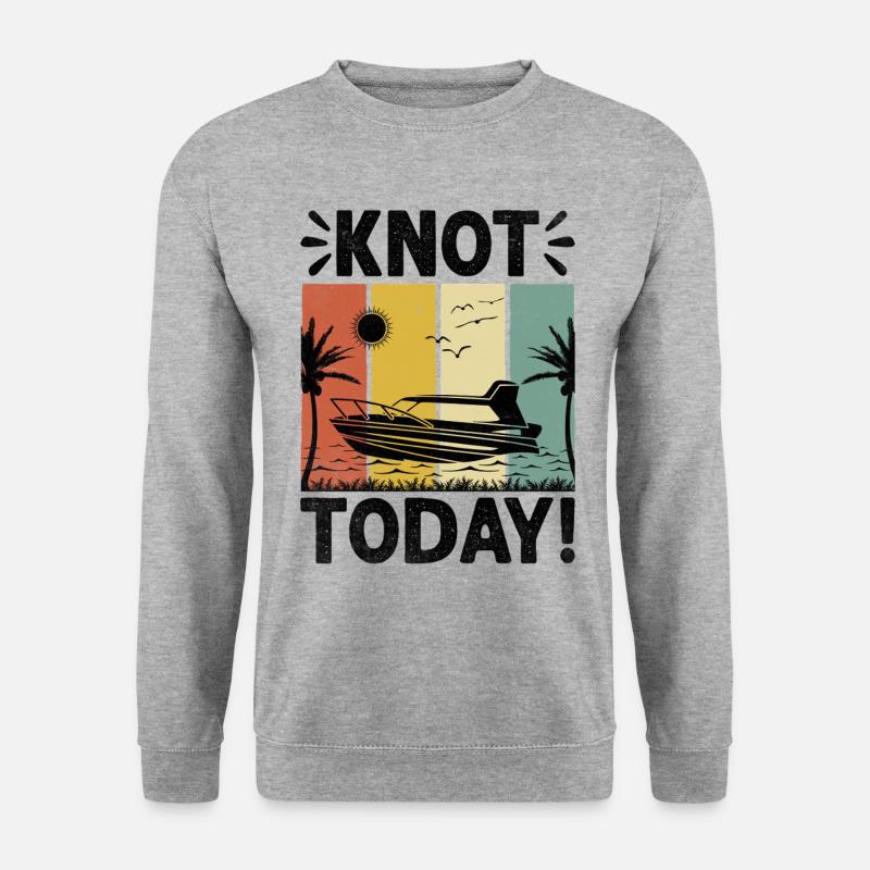 Knot Today Paddle Boat - Unisex Sweatshirt - salt & pepper