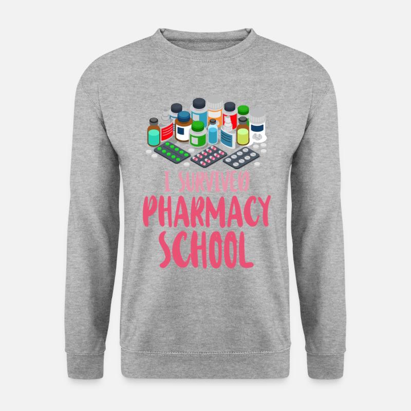 Pharmacy Tech Technician - Unisex Pullover - Weißgrau meliert