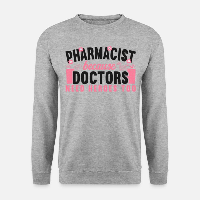 Pharmacy Tech Technician - Unisex Pullover - Weißgrau meliert