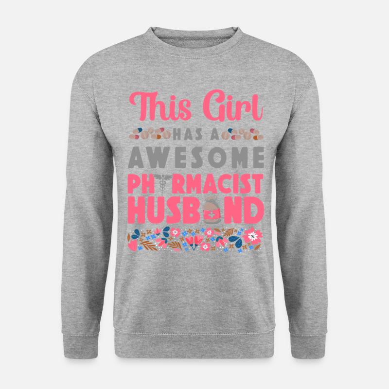 Pharmacy Tech Technician - Unisex Pullover - Weißgrau meliert
