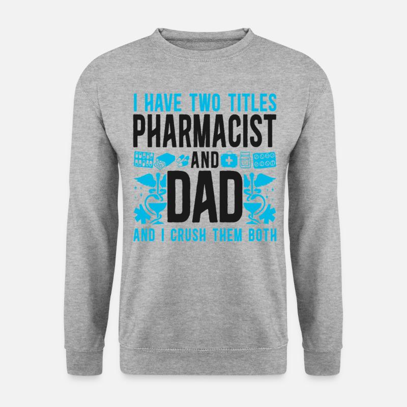 Pharmacy Tech Technician - Unisex Pullover - Weißgrau meliert