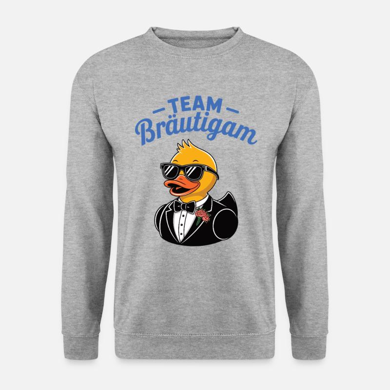 team Braeutigam - Unisex Pullover - Weißgrau meliert