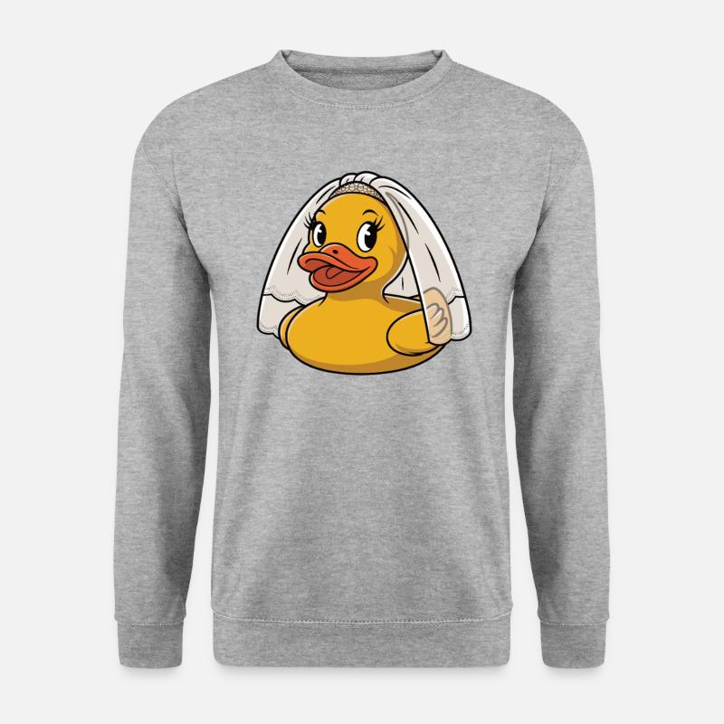Rubber Duck Bride - Unisex Sweatshirt - salt & pepper