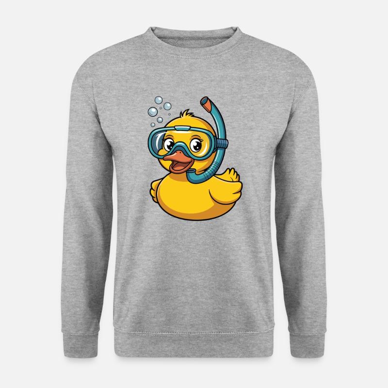 Rubber Duck Diver - Unisex Sweatshirt - salt & pepper