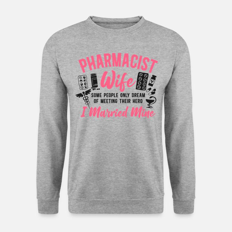 Pharmacy Tech Technician - Unisex Pullover - Weißgrau meliert