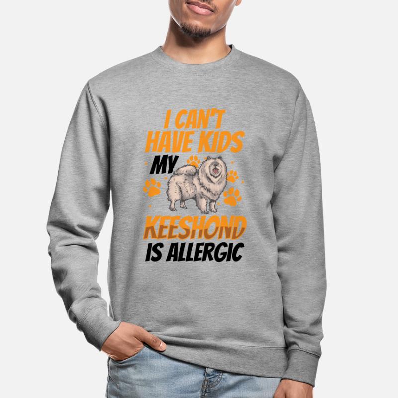 Wolfspitz allergic German Wolfspitz Unisex Sweatshirt
