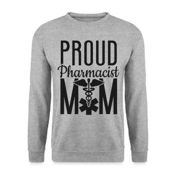Pharmacy Tech Technician - Unisex Pullover - Weißgrau meliert - Vorne - Alina (178cm) & Michal (187cm)