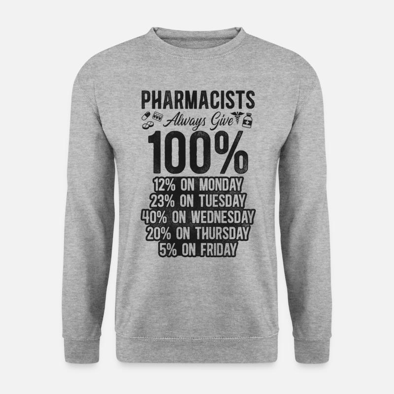 Pharmacy Tech Technician - Unisex Sweatshirt - salt & pepper