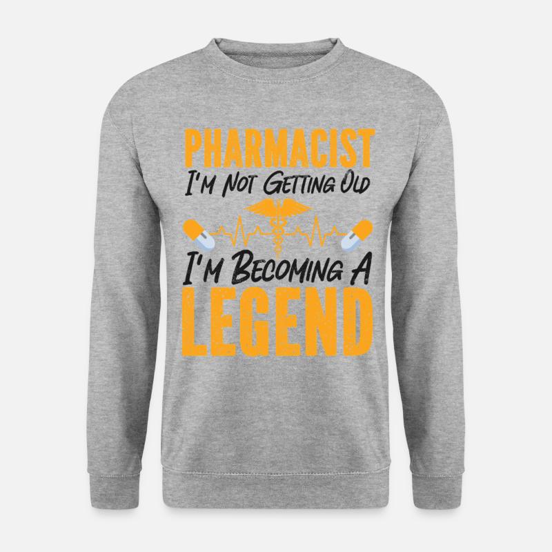 Pharmacy Tech Technician - Unisex Pullover - Weißgrau meliert