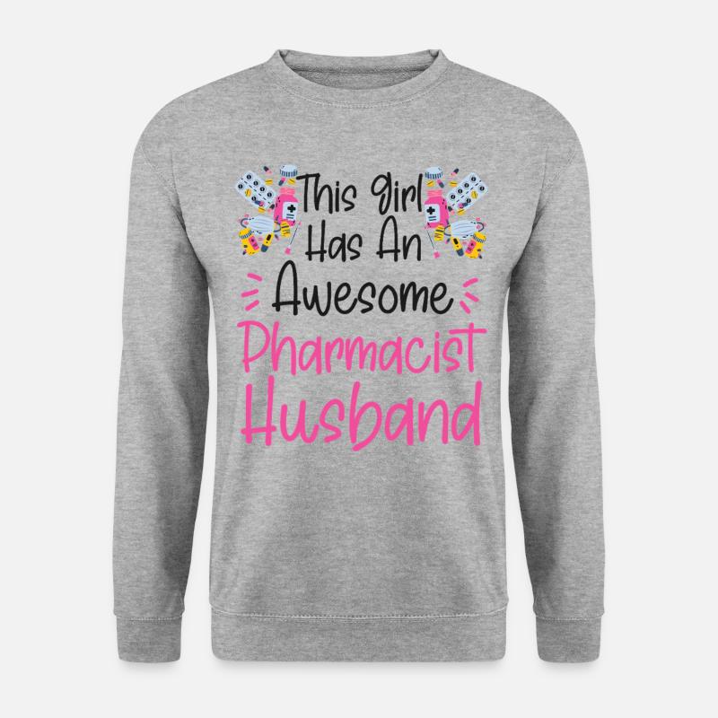Pharmacy Tech Technician - Unisex Pullover - Weißgrau meliert