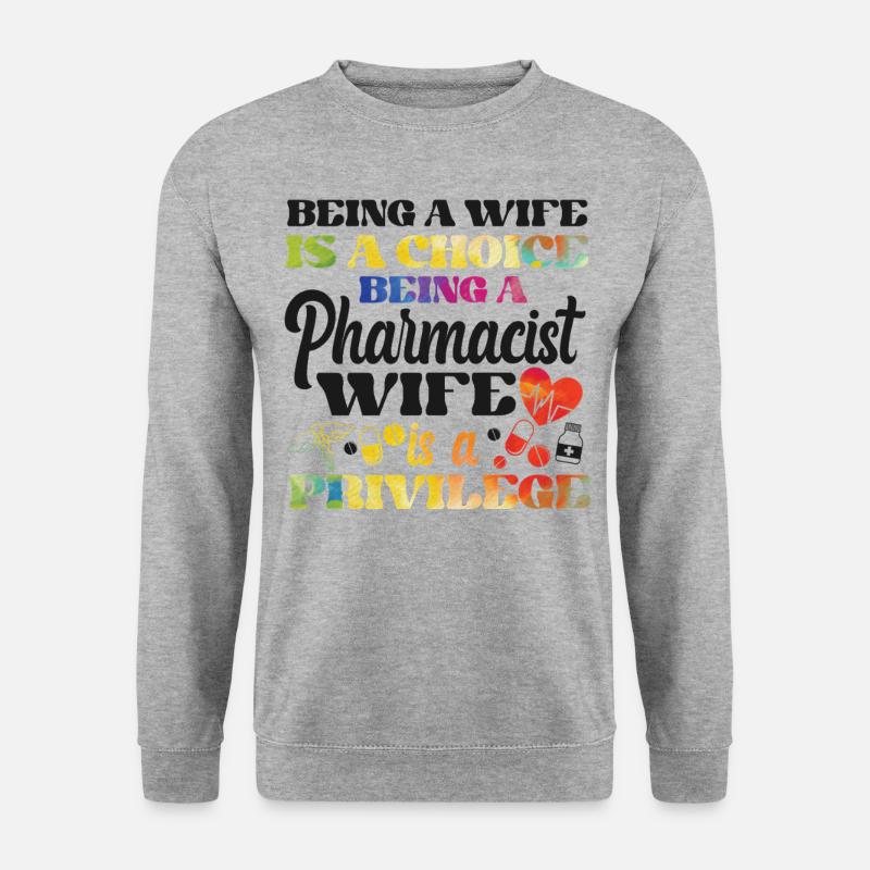 Pharmacy Tech Technician - Unisex Pullover - Weißgrau meliert
