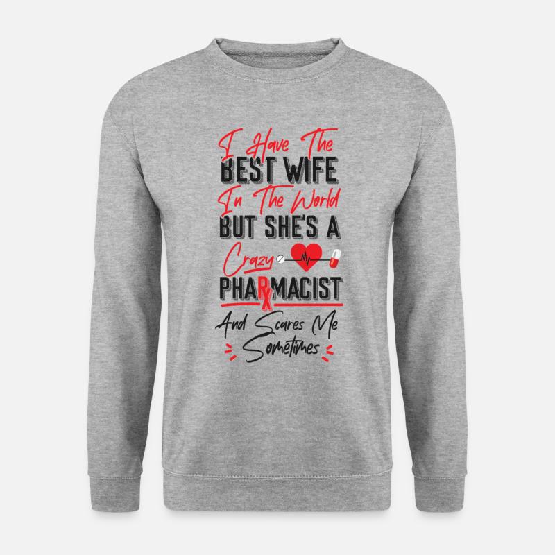 Pharmacy Tech Technician - Unisex Pullover - Weißgrau meliert