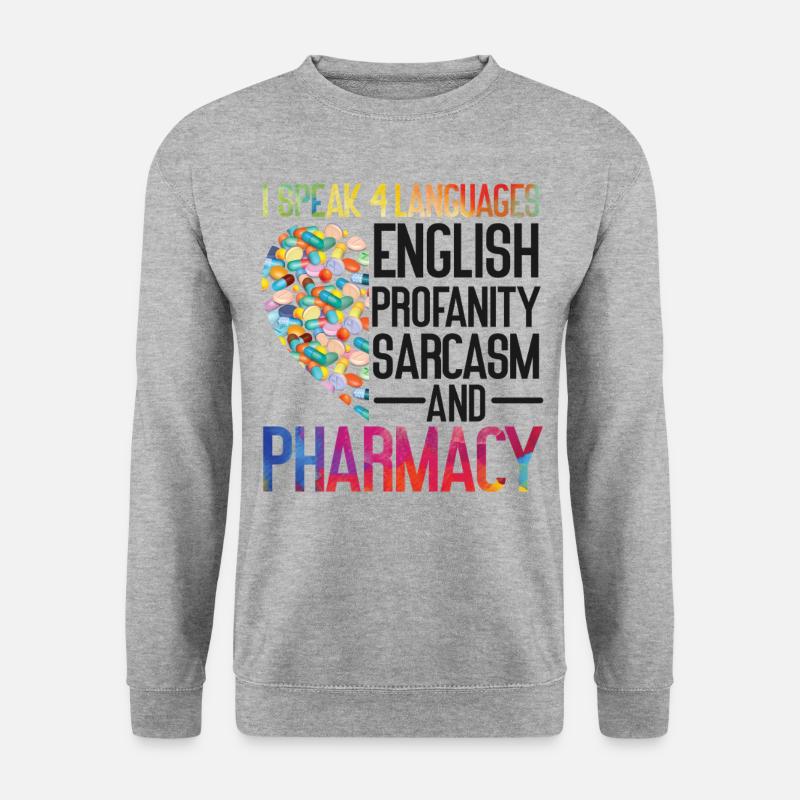 Pharmacy Tech Technician - Unisex Pullover - Weißgrau meliert