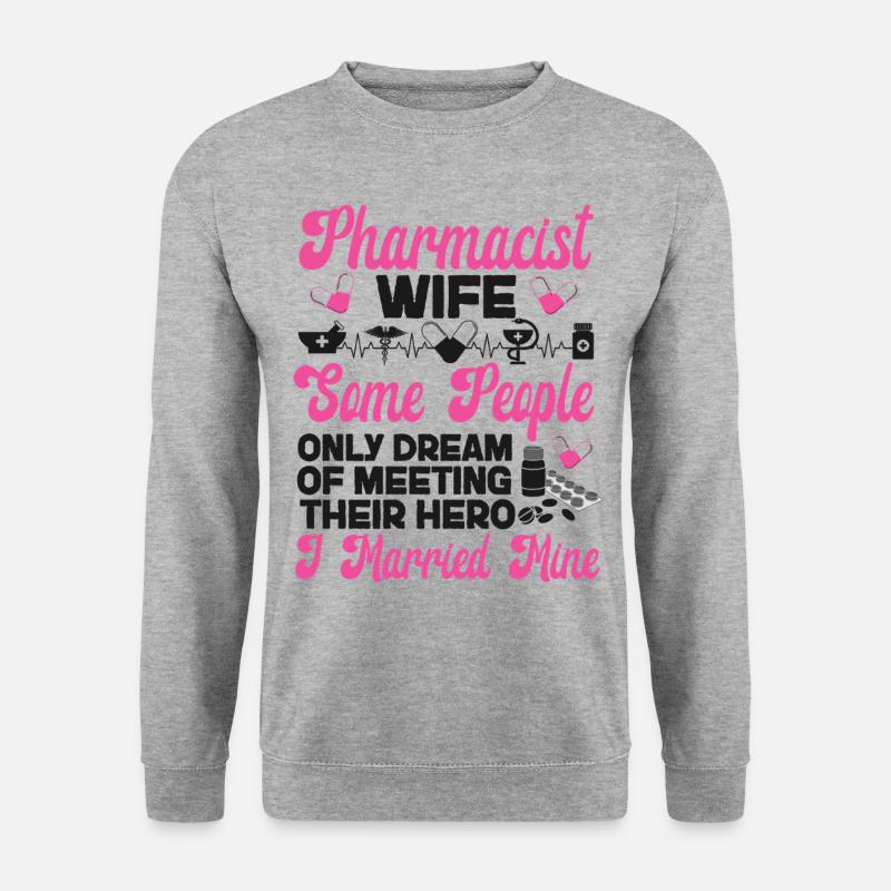 Pharmacy Tech Technician - Unisex Pullover - Weißgrau meliert