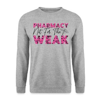 Pharmacy Tech Technician - Unisex Sweatshirt - salt & pepper - Front - Alina (178cm) & Michal (187cm)