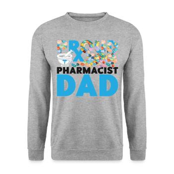 Pharmacy Tech Technician - Unisex Sweatshirt - salt & pepper - Front - Alina (178cm) & Michal (187cm)
