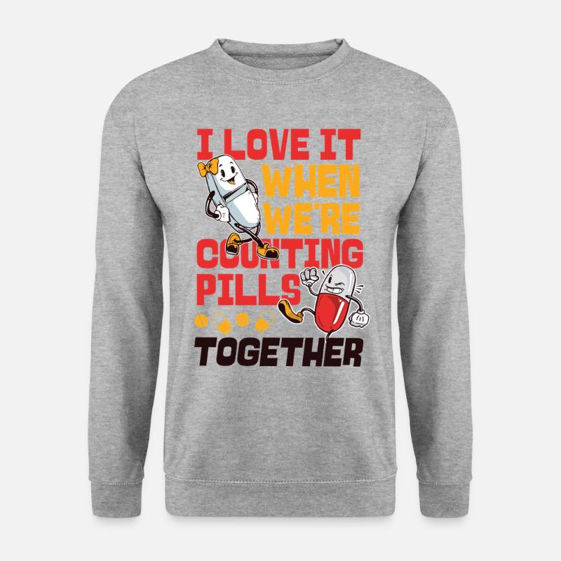 Pharmacy Tech Technician - Unisex Pullover - Weißgrau meliert