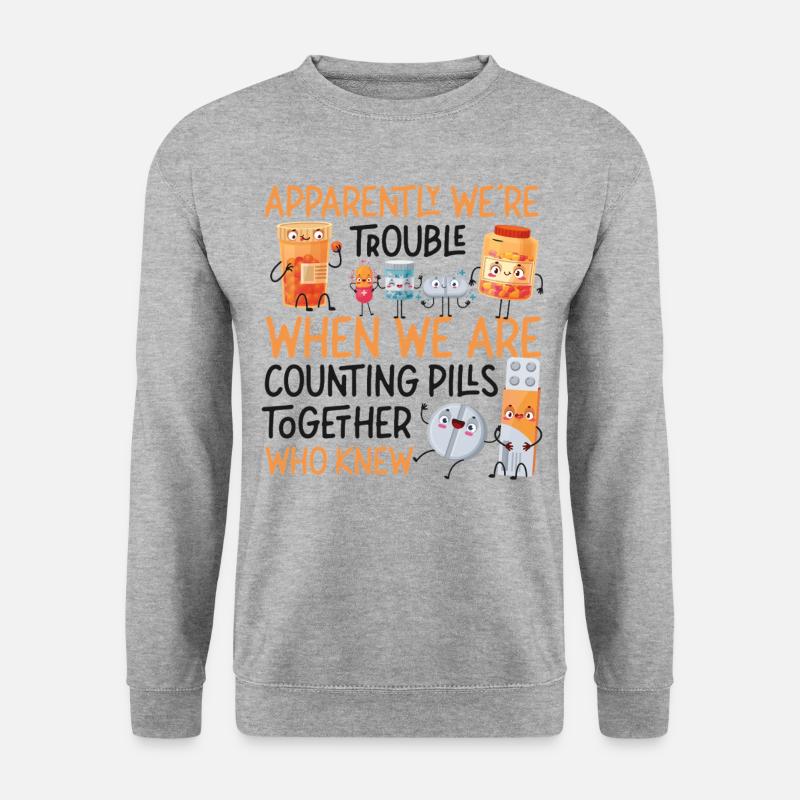 Pharmacy Tech Technician - Unisex Pullover - Weißgrau meliert