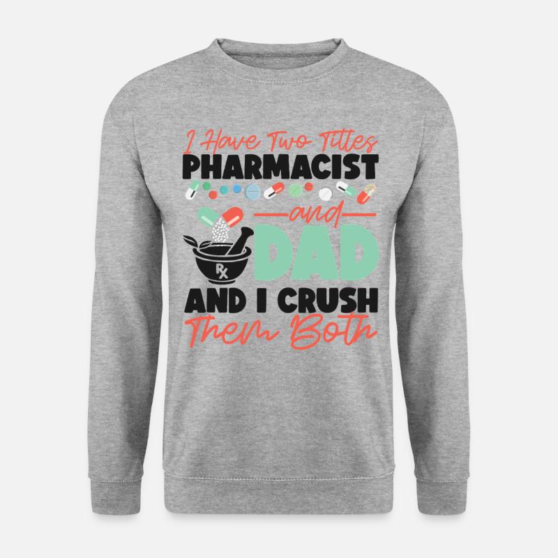Pharmacy Tech Technician - Unisex Pullover - Weißgrau meliert