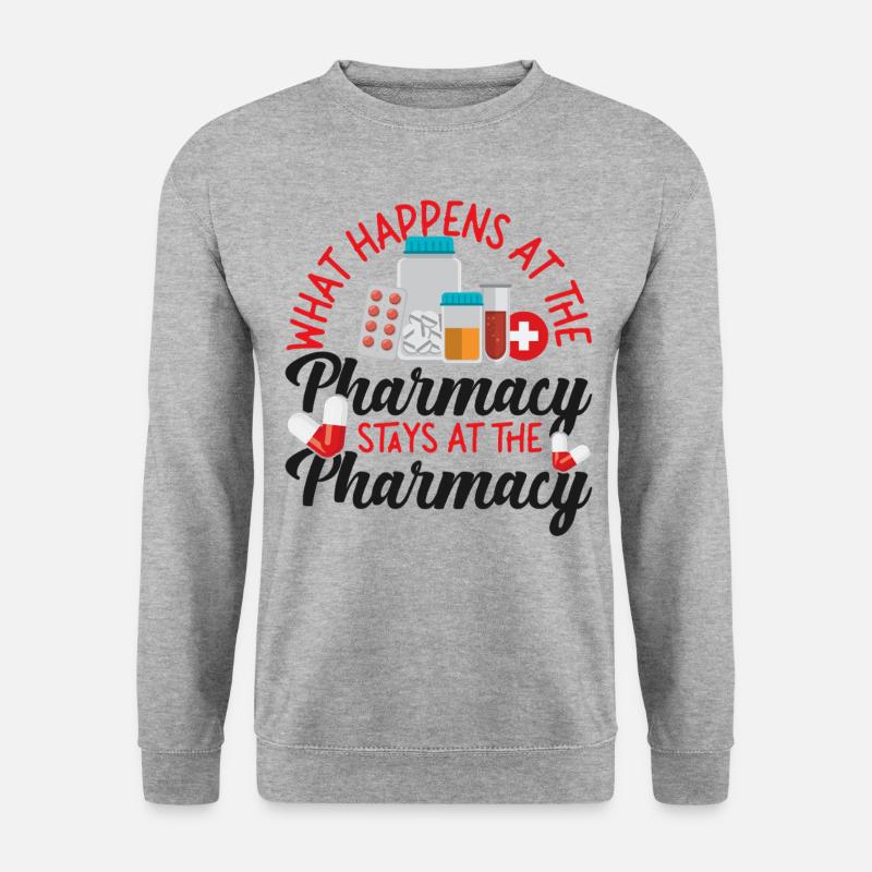 Pharmacy Tech Technician - Unisex Pullover - Weißgrau meliert