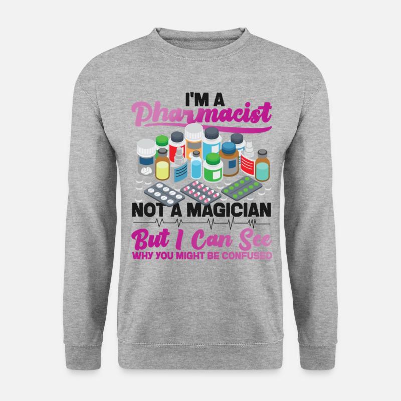 Pharmacy Tech Technician - Unisex Pullover - Weißgrau meliert