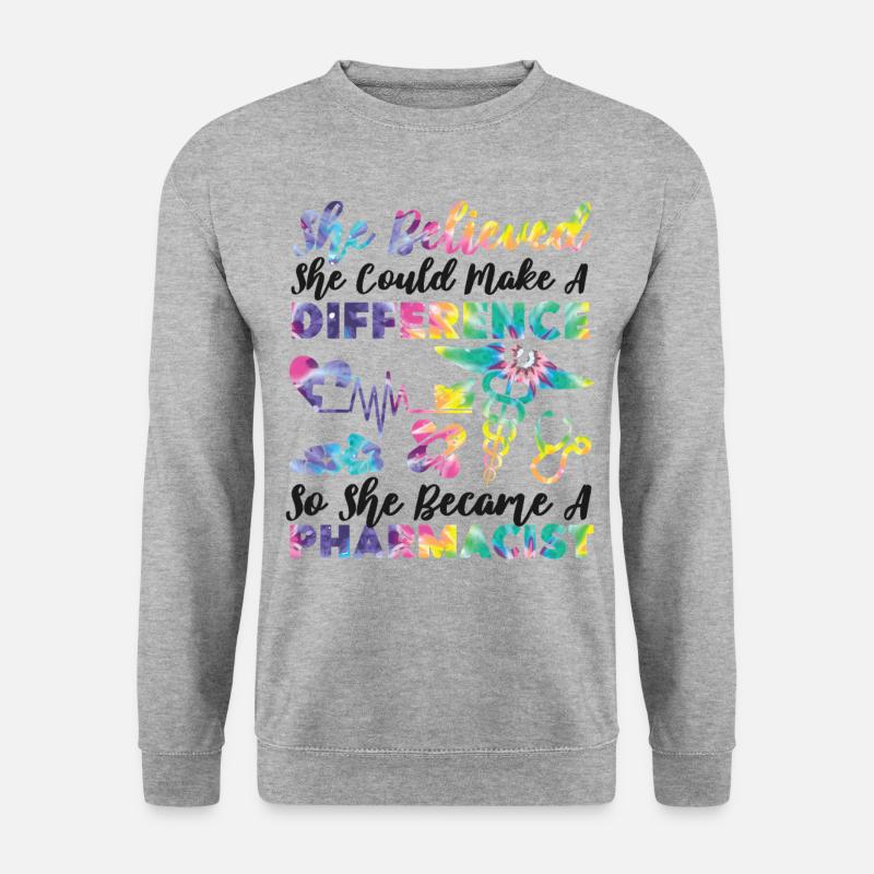 Pharmacy Tech Technician - Unisex Pullover - Weißgrau meliert