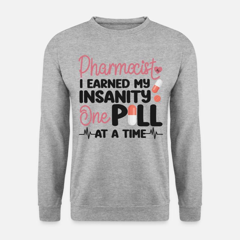 Pharmacy Tech Technician - Unisex Sweatshirt - salt & pepper