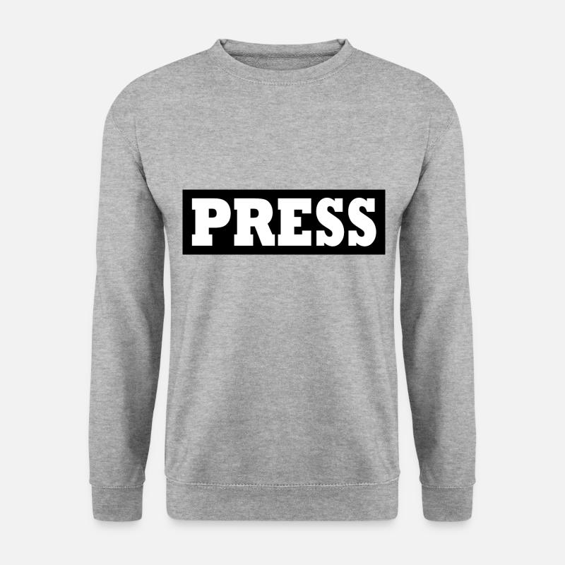 Press - Unisex Sweatshirt - salt & pepper