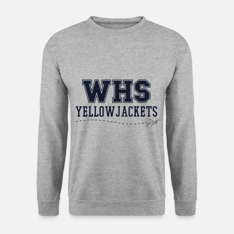 WHS Yellowjackets - Unisex Pullover - Weißgrau meliert