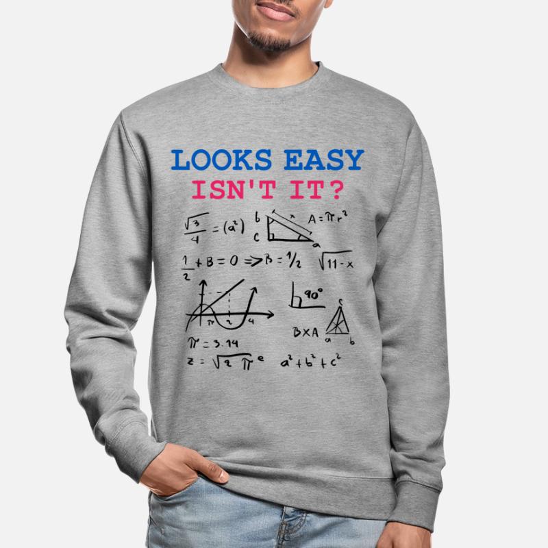 Funny Math Jokes, Physics and Math Formulas Unisex Sweatshirt