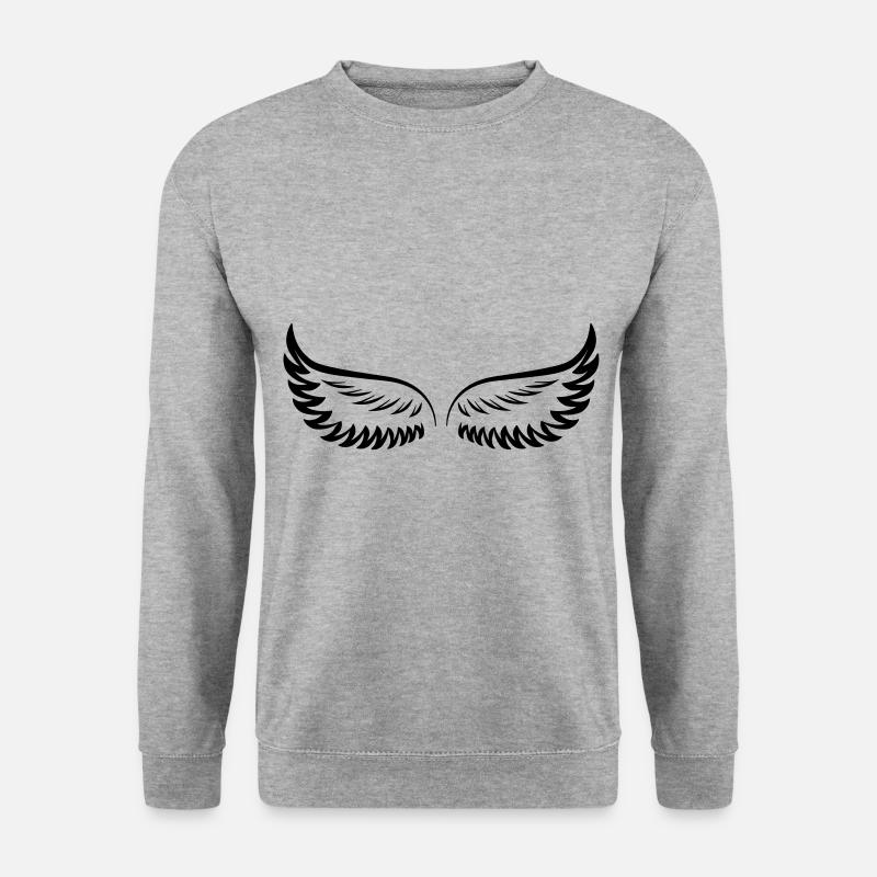 wing - Unisex Sweatshirt - salt & pepper