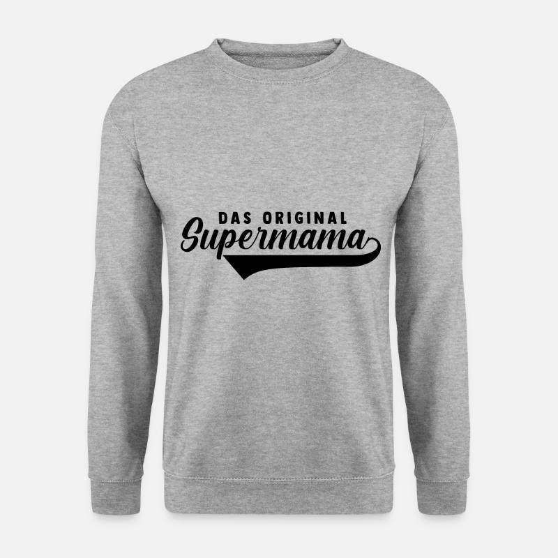 Mutter Mama - Unisex Pullover - Weißgrau meliert