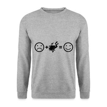 Scuba Diver Scuba Taucher Diving Taucher - Sweat-shirt Unisexe - gris chiné - Devant - Alina (178cm) & Michal (187cm)